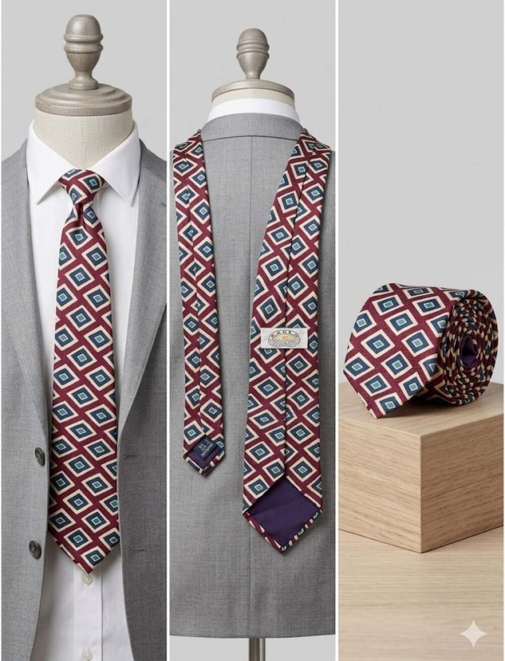 Vintage colorful Liberty Men's Silk Tie